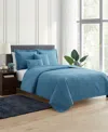 Nestl Grid Embossed 5-pc. Quilt Set, Full/queen