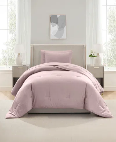 Nestl Luxury Soft Modern Design 5-pc. Comforter Set, Twin In Pink