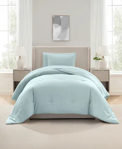 Nestl Luxury Soft Modern Design 5-pc. Comforter Set, Twin Xl In Blue