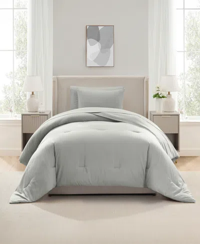 Nestl Luxury Soft Modern Design 5-pc. Comforter Set, Twin Xl In Gray