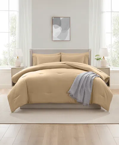 Nestl Luxury Soft Modern Design 7-pc. Comforter Set, King In White