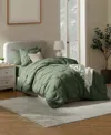 Nestl Luxury Soft Pinch Pleat 5-pc. Comforter Set, Twin In Green