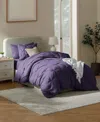 Nestl Luxury Soft Pinch Pleat 5-pc. Comforter Set, Twin Xl In Purple