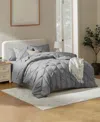Nestl Luxury Soft Pinch Pleat 7-pc. Comforter Set, Full In Gray