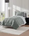 Nestl Luxury Soft Reversible 5-pc. Comforter Set, Twin In Green