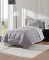 Nestl Luxury Soft Reversible 5-pc. Comforter Set, Twin In Purple