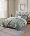 Nestl Luxury Soft Reversible 7-pc. Comforter Set, California King In Green