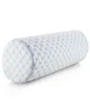 Nestl Memory Foam Neck Roll Bolster Cooling Cover Firm Density Pillow