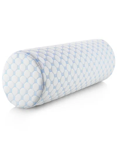 Nestl Memory Foam Neck Roll Bolster Cooling Cover Firm Density Pillow