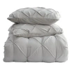 Nestl Microfiber Comforter Set In Silver