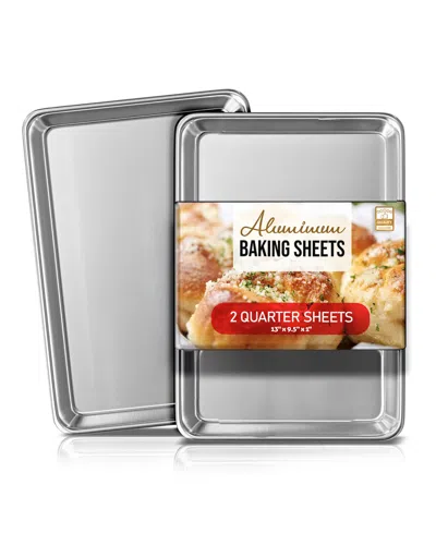 Nestl Non-stick Aluminum 2-pc. Baking Sheet In Silver