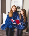 Nestl Oversized Wearable Reversible Color Blankets In Multi