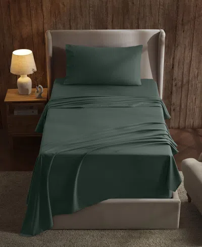 Nestl Premier Collection Deep Pocket 3 Piece Sheet Set, Twin In Green