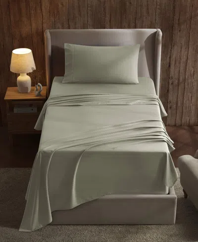 Nestl Premier Collection Deep Pocket 3 Piece Sheet Set, Twin In Green