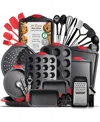 Nestl Premium 39-pc. Bakeware Utensil Set In Black