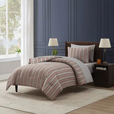 Nestl Striped Bed In A Bag Comforter 5-piece Set With Sheets & Pillow Sham In Multi