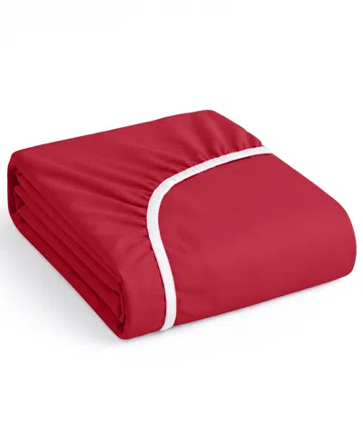 Nestl Super Soft Extra Deep Pocket Microfiber Fitted Sheet, King In Red