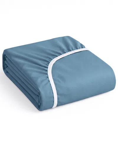 Nestl Super Soft Extra Deep Pocket Microfiber Fitted Sheet, Queen In Blue