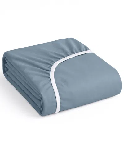 Nestl Super Soft Extra Deep Pocket Microfiber Fitted Sheet, Queen In Blue