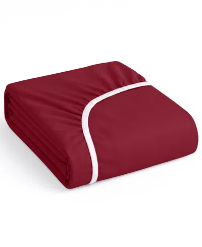 Nestl Super Soft Extra Deep Pocket Microfiber Fitted Sheet, Queen In Red