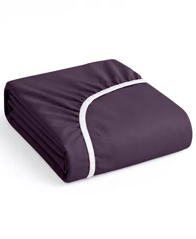Nestl Super Soft Extra Deep Pocket Microfiber Fitted Sheet, Queen In Purple