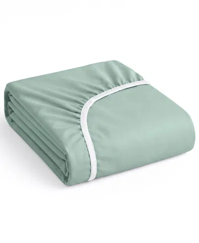 Nestl Super Soft Extra Deep Pocket Microfiber Fitted Sheet, Queen In Green