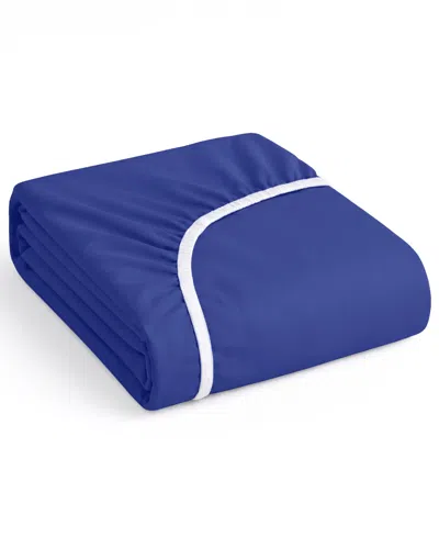 Nestl Super Soft Extra Deep Pocket Microfiber Fitted Sheet, Queen In Blue