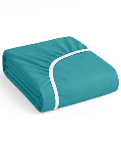 Nestl Super Soft Extra Deep Pocket Microfiber Fitted Sheet, Split King In Green
