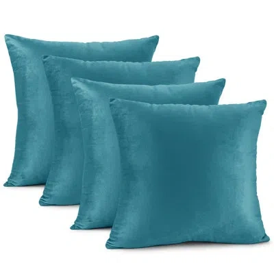 Nestl Velvet Pillow Cover In Beach Blue