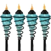 Net Health Shops 2-in-1 Patio Set Of 4 Blue Torch In Blue