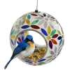 Net Health Shops Daisy Mosaic Fly-through Bird Feeder In White