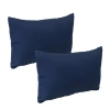 Net Health Shops Throw 2-pc. Rectangular Throw Pillow In Blue