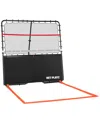 Net Playz 6' Pickleball Rebounder In Black