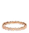 Netali Nissim Rose Gold And Diamond Navette Bangle In Rose Gold
