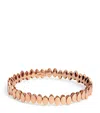 Netali Nissim Rose Gold Navette Bracelet In Gold