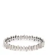 Netali Nissim White Gold And Diamond Navette Bangle In White