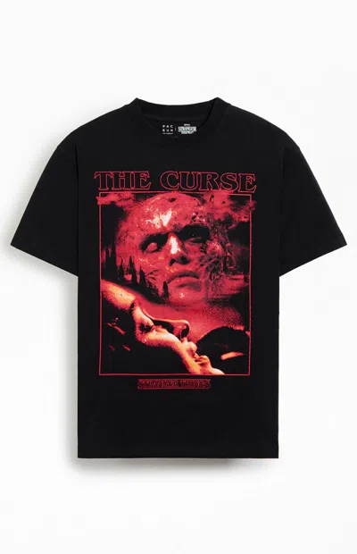 Netflix Men's Stranger Things The Curse T-shirt In Black