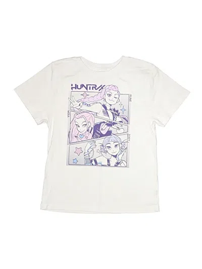 Pre-owned Netflix Kids' Short Sleeve T-shirt In Ivory