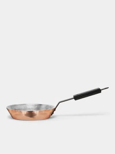 Netherton Foundry Spun Copper Frying Pan With Ebonized Oak Handle In Brown