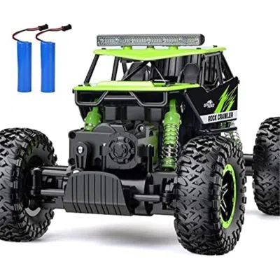 Netjett 1-16 2.4ghz 4wf Nqd Remote Control Monster Truck With Off Road Rock Crawler Vehicle