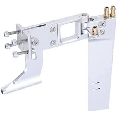 Netjett 110 Mm Kingval Replacement Aluminum Water Suction Rudder With 4 Mm Shaft Strut Mount Compati