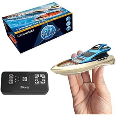 Netjett 2.4 Ghz Lonmahover Mini Fast Radio Control Boat With Radio Control Yacht For Swimming Pools