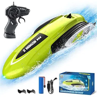 Netjett 2.4 Ghz Wowzon Double Sided Driving Design Remote Control Boat For Summer Pools & Lakes With