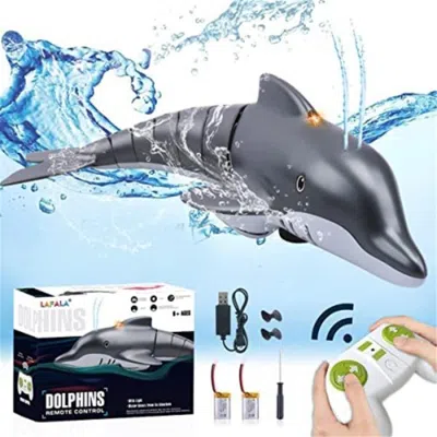 Netjett 2.4g Lafala Remote Control Dolphin Toy With High Simulation Dolphin For Radio Control Boat