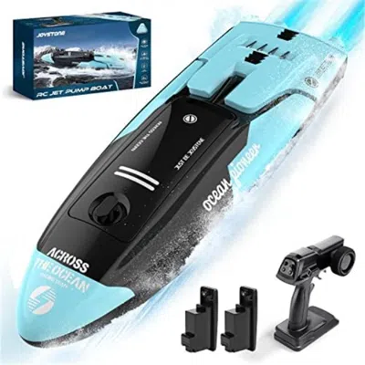 Netjett 2.4ghz 20 Plus Mph Joystone Radio Control Boat With High Speed Remote Control For Pools & La