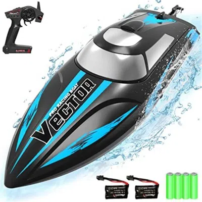 Netjett 2.4ghz 20mph Volantexrc Radio Control Boat With Remote Control For Pools & Lakes