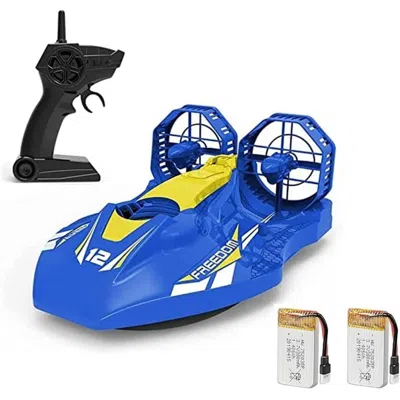Netjett 2.4ghz Remote Control Boats With Hovercraft Amphibious & Dual Motors For Pools Lakes & Smoot