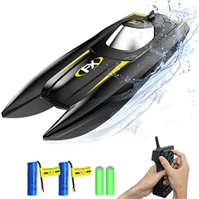 Netjett 2.4ghz Volantexrc Remote Control Boats For Pools & Lakes - Black