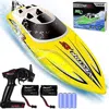 Netjett Yezi Remote Control Boat With Radio Control For Pools & Lakes - Yellow