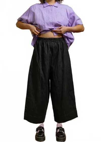 Nettle Studios Mid Easy Pant In Black